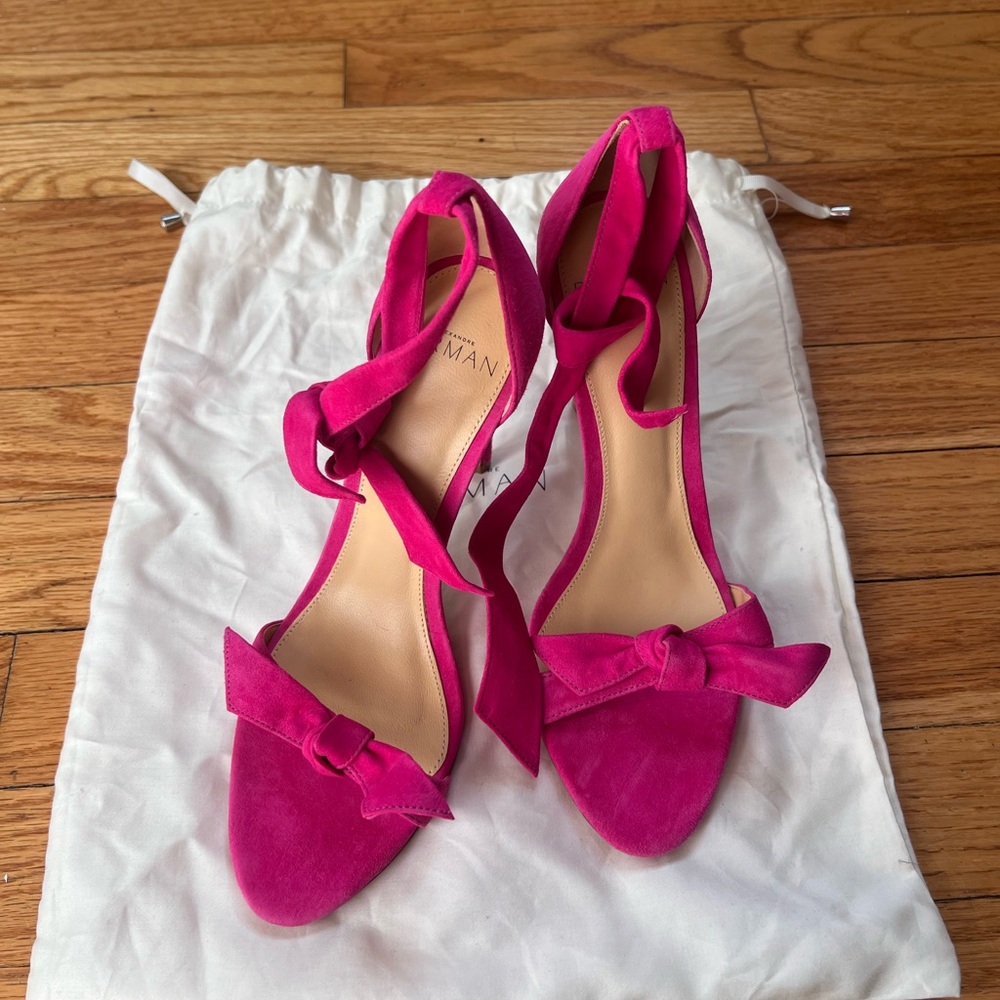 Alexandre Birman Pink Strappy Heels